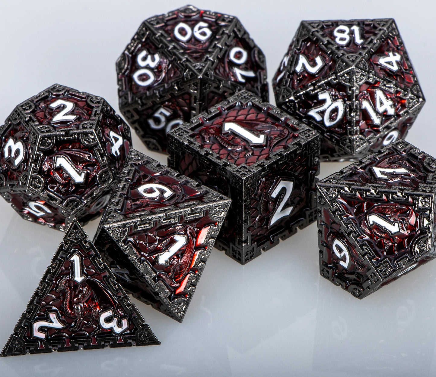 Mythrend's Scales of Fate - Polyhedral Dice Set