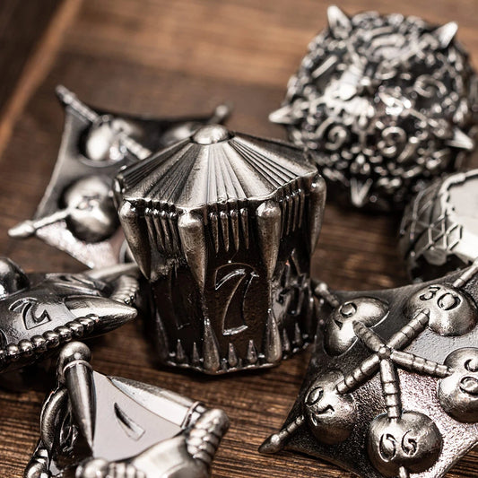 Sir Caldorac's Dice of Chivalry - Polyhedral Dice Set