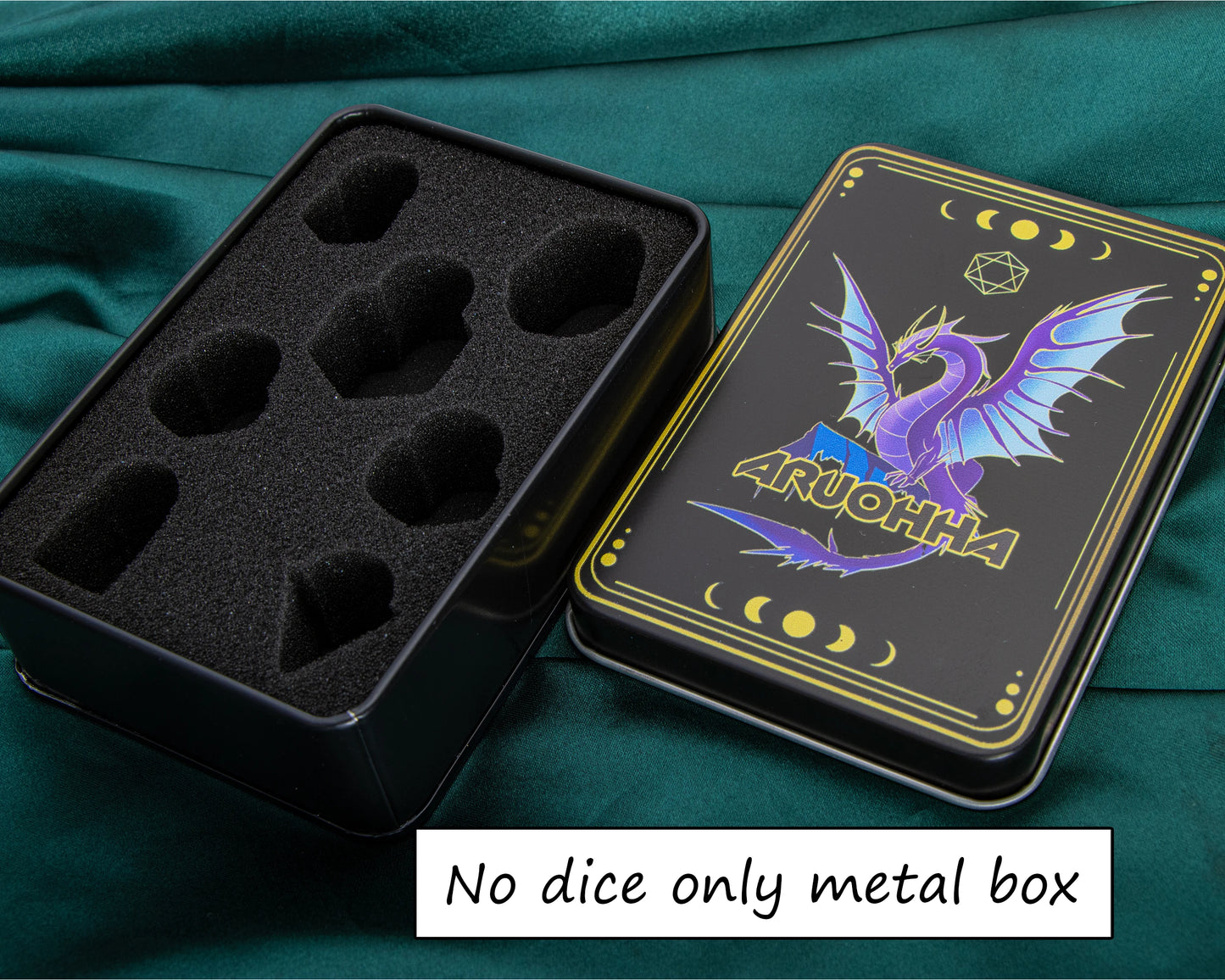 Dice of Elduraan, the Forgemaster- Metal Polyhedral Dice Set