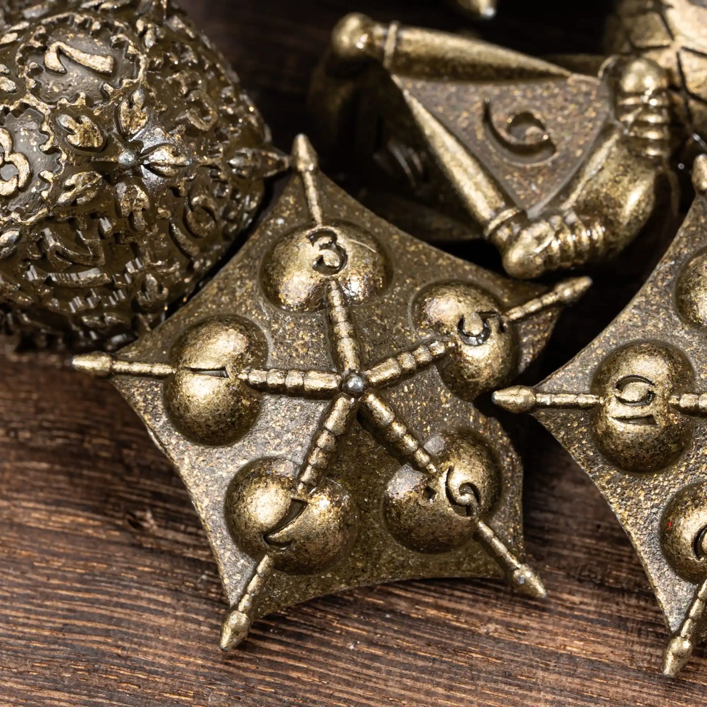 Sir Caldorac's Dice of Chivalry - Polyhedral Dice Set